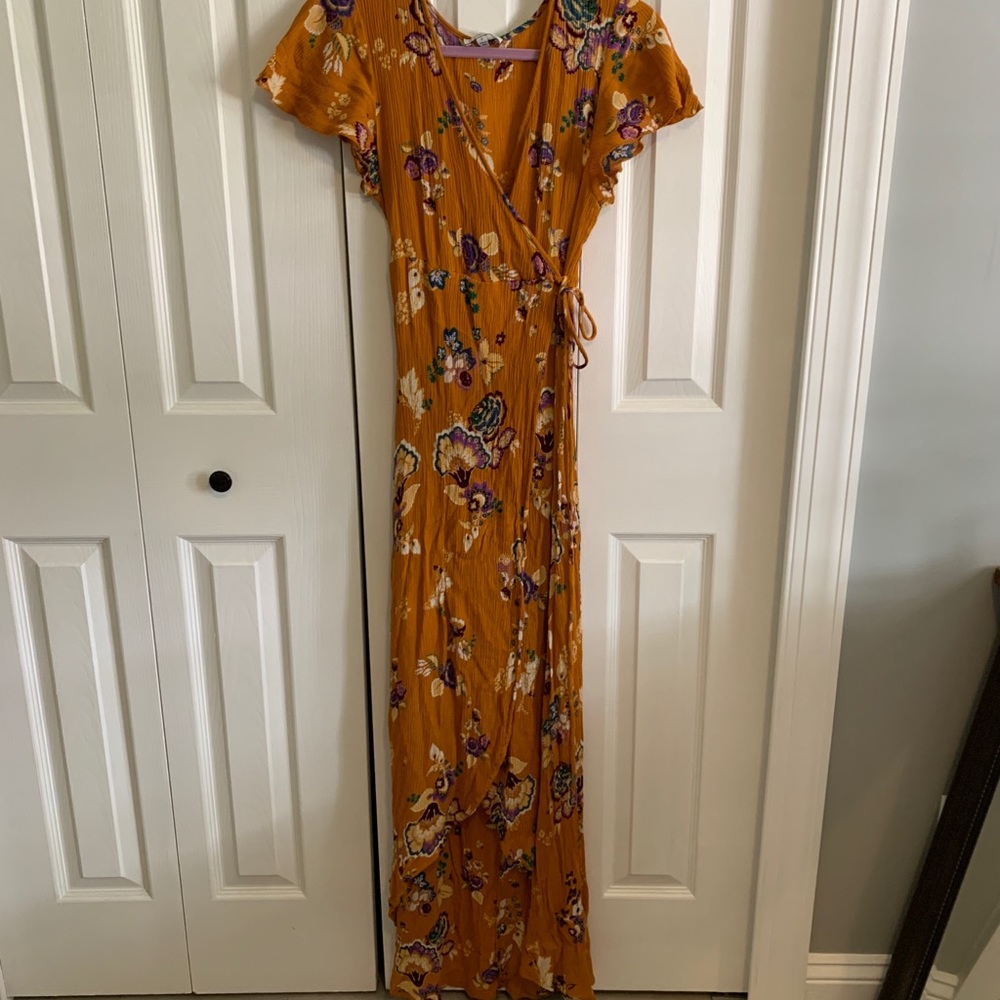 Wrap maxi dress